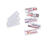 COLOP 156479 - Placas de plástico perforadas (45 x 18 mm, para imprimir con e-mark, 20 unidades)