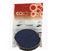Colop 943922 - pack de 2 almohadillas de recambio, color azul