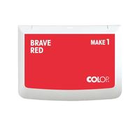 COLOP Cojín de sello MAKE 1 brave rojo, 50 x 90 mm