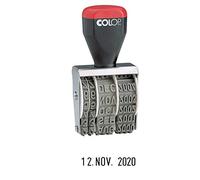 Colop Date Stamp Blister Pack 05000 | Marco de metal, muy resistente, producto original de COLOP