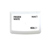 COLOP MAKE 1 almohadilla para sellos, frozen white, 50 x 90 mm, almohadilla para sellos manuales tradicionales y creativos