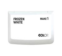COLOP MAKE 1 almohadilla para sellos, frozen white, 50 x 90 mm, almohadilla para sellos manuales tradicionales y creativos
