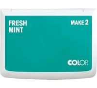 COLOP Tampón de tinta MAKE 2 Fresh Mint 70 x 110 mm, cojín para sellos manuales tradicionales y sellos creativos