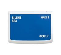 COLOP Tampón de tinta MAKE 2 Silent Sea 70 x 110 mm, cojín para sellos de mano tradicionales