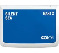 COLOP Tampón de tinta MAKE 2 Silent Sea 70 x 110 mm, cojín para sellos de mano tradicionales