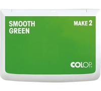 COLOP Tampón de tinta MAKE 2 suave verde 70 x 110 mm, cojín para sellos manuales tradicionales y sellos creativos