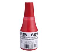 COLOP Tinta para sellos de secado rápido, 809, color rojo, envasado en 25 ml.