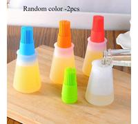 Color Aleatorio 2 piezas Suministros de Cocina Herramientas de Aceite de Silicona para Hornear Pastel Mantequilla Pan de Pastelería Utensilios de Cocina Gadgets de Cocina