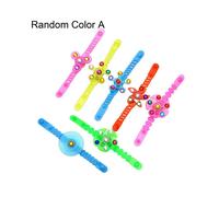 (Color aleatorio A) Fidget Spinner portátil de primera calidad, mano de obra fina, anillo ajustable, pulsera manual