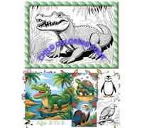 Color and Learn Animals for Kids Ages 3-9 | Creative Coloring Fun with Wild, Farm, and Ocean Animals: Fun and Educational Coloring Adventure for Preschool, Kindergarten, and Early Learners