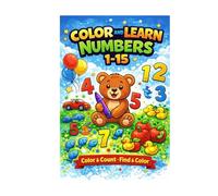 Color and Learn Numbers 1-15: Find and Color