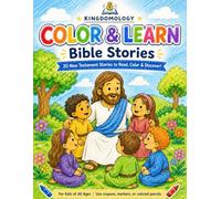 Color and Learn: The Life of Jesus Coloring Book: 20 New Testament Stories to Read, Color & Discover