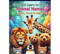 Color and Learn to Write Animal Names