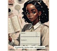Color Art Composition Journey Journal w/ Title and Subject | Creative Cover: Composition Book | 7.5 x 9.25 | 100 pages