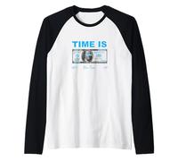 Color Azul Ya Sabes a qué Hora Gráfico Azul Camiseta Manga Raglan