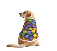 Color Ball Puzzle Pet Camisetas para perros, ropa para perros grandes y medianos, camisas cómodas para perros, perfectas para el uso diario