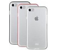 Color Block Juego de 3 protectores para iPhone SE/8/7/6S/6, Plata