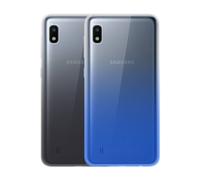 Color Block, Pack de 2 Fundas para Samsung Galaxy A10 A105 Semi-Rigid Colorblock