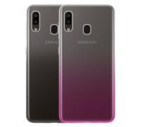 Color Block Pack de Fundas Blandas para Galaxy A20e Ultra Durable,