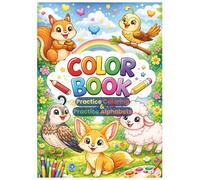 Color Book - Learn & Play - Animals and Alphabet: Coloring Book Fun A-Z Coloring with Capital & Small Letters for Kids