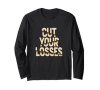 Color Bronceado Cut Your Losses Tan Graphic Manga Larga
