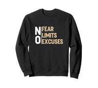 Color Bronceado SIN Excusas-Fear-Limits Tan Graphic Sudadera
