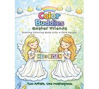 Color Buddies: Easter Friends: A Sharing Coloring Book for Two Kids | Fold & Reveal Surprise Pages for Twins, Siblings & Friends