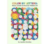 Color by Letters: Relax, Create & Discover Hidden Art