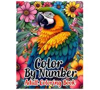 Color By Number Adult Coloring Book