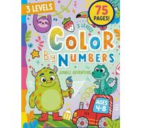 Color by Number for Kids Ages 4-8: Fun and Educational Activities with Cute Animals, Numbers, and Rainbows!