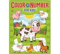 Color By Number for Kids: Large Print Coloring Book with Majestic Wild Animals, Jungle, and Nature Scenes - A Relaxing Color by Number Adventure to Inspire Creativity and Focus