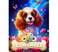 Color by Number: Kawaii Animal Coloring Book - Easy Pages for Kids, Teens, Adults & Seniors with Simple Beginner Friendly Designs
