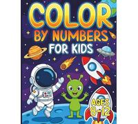 Color By Numbers for Kids Ages 8-12: Easy-to-Follow Numbered Coloring Pages with Nature Scenes and Wildlife for Young Artists