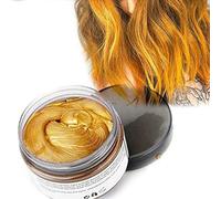 Color Cabello Cera Tinte Instantáneo para Cabello Lodo Cabello Desechable Crema para Peinado Natural Modelado Temporal Pomada Arcilla Dorado