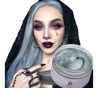 Color Cabello Cera Tinte Instantáneo para Cabello Lodo Cabello Desechable Crema para Peinado Natural Modelado Temporal Pomada Arcilla Gris