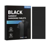 Color Catcher - 10 Count Black Booster | Black Clothes Color Restorer For Bed Pants Coats, Laundry Colr Catcher Sheets For Clothes, Restores Dark Garments, 10-Pack
