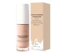 Color Change Foundation - Color Change Concealer | Moisturizing Makeup Base, Tone Adapting Makeup for Home Travel Vacation Party Concerts Events Outgoing Dating Commuting Business Trips