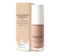 Color Change Foundation | Prebase hidratante | Correctivo que Cambia de Color - para Teletrabajo Viajes Conciertos Eventos Salidas Citas Desplazamiento Viajes de