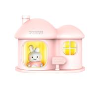 Color-Change Light Humidificar, Portable Diffuser for Room, 300 ml Humidifier Capacity, 13 x 10,2 x 8,3 cm, Ultra-Quiet Humidificar for Home, Car and Office Use, Perfect for Adding Comfort