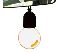 Color Changing Car Decor, Multi Mode Interior Lights, Rear View Mirror Ornament with LED Glow, Ambient Light Acrylic Pendant, Mirror Decor with Three Modes, Auto Accessory for Cars Trucks