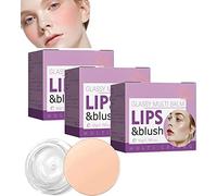 Color Changing Cream Blusher,Gel Contouring Blush,Tint Glossy Lightweight Long Lasting Waterproof,Blush Rouge Soft Cream Liquid Blush for Cheeks & Lips (3pcs)