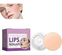 Color Changing Cream Blusher,Gel Contouring Blush,Tint Glossy Lightweight Long Lasting Waterproof,Blush Rouge Soft Cream Liquid Blush for Cheeks & Lips (1pcs)