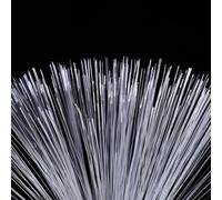 Color Changing Fiber Lamp - 7.5x7.5x35cm LED Decorative Light | Festive Colorful Atmosphere Table Desk Ornament Mood Lighting Home Decor | Room Decoration Use