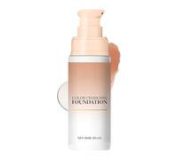 Color Changing Foundation, Full Coverage Concealer, 30 ml, hidratante, fórmula refrescante, perfecta para la piel sensible Stage Travel Festival Girls Adults Daily Use