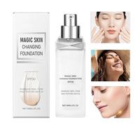 Color Changing Foundation | Full Coverage Face Foundation | Color Match Liquid Foundation | Waterproof Natural Foundation | Nourishing & Moisturizing Makeup | Lightweight & Long-lasting For Women
