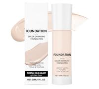 Color Changing Foundation | Instantly Adapts To Your Skin Tone | Color Changing Foundation Makeup | Liquid Base Makeup Naturally Moisturizing Sunscreenfor Blemishes Imperfections Beauty