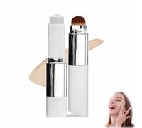 Color Changing Foundation Stick,Chartming Color Changing Foundation Stick,2-in-1 foundation stick with Brush,Cover Cream,Waterproof Long-Lasting Sweat-Proof for Natural Makeup (Light)