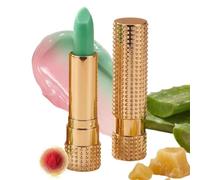 Color Changing Lip Balm, Nourishing Balm Aid, Moisturizing Gloss Shine with Safety, Hydrating Cosmetic Tool with Comfort, Modern Beauty Design Style, Accessory for Women Ladies Wives Beauty Lovers 4g