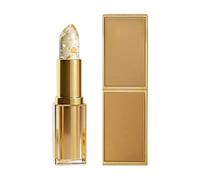 Color Changing Lip Gloss - Clear Tinted Balm for Natural Makeup | Lightweight Gel Formula with Gold Foil Infusions, Transfer Resistant Non Sticky Finish, Moisturizing Lip Care Cosmetic for Women