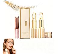 Color Changing Lipstick,2026 new pintalabios permanente,labios que cambia de color,temperature lip balm con cepillo de labios de silicona,natural, translúcido,bálsamo labial hidratante